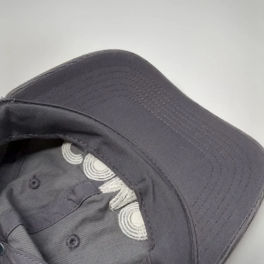 Como Slideback Hat Gray One Size Corduroy Top of the World 6 Panel